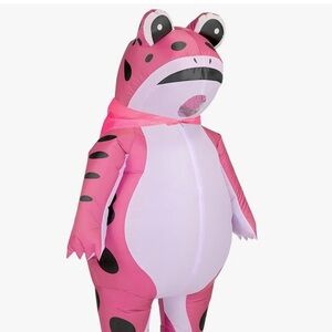 Pink Frog Inflatable Costume 🐸